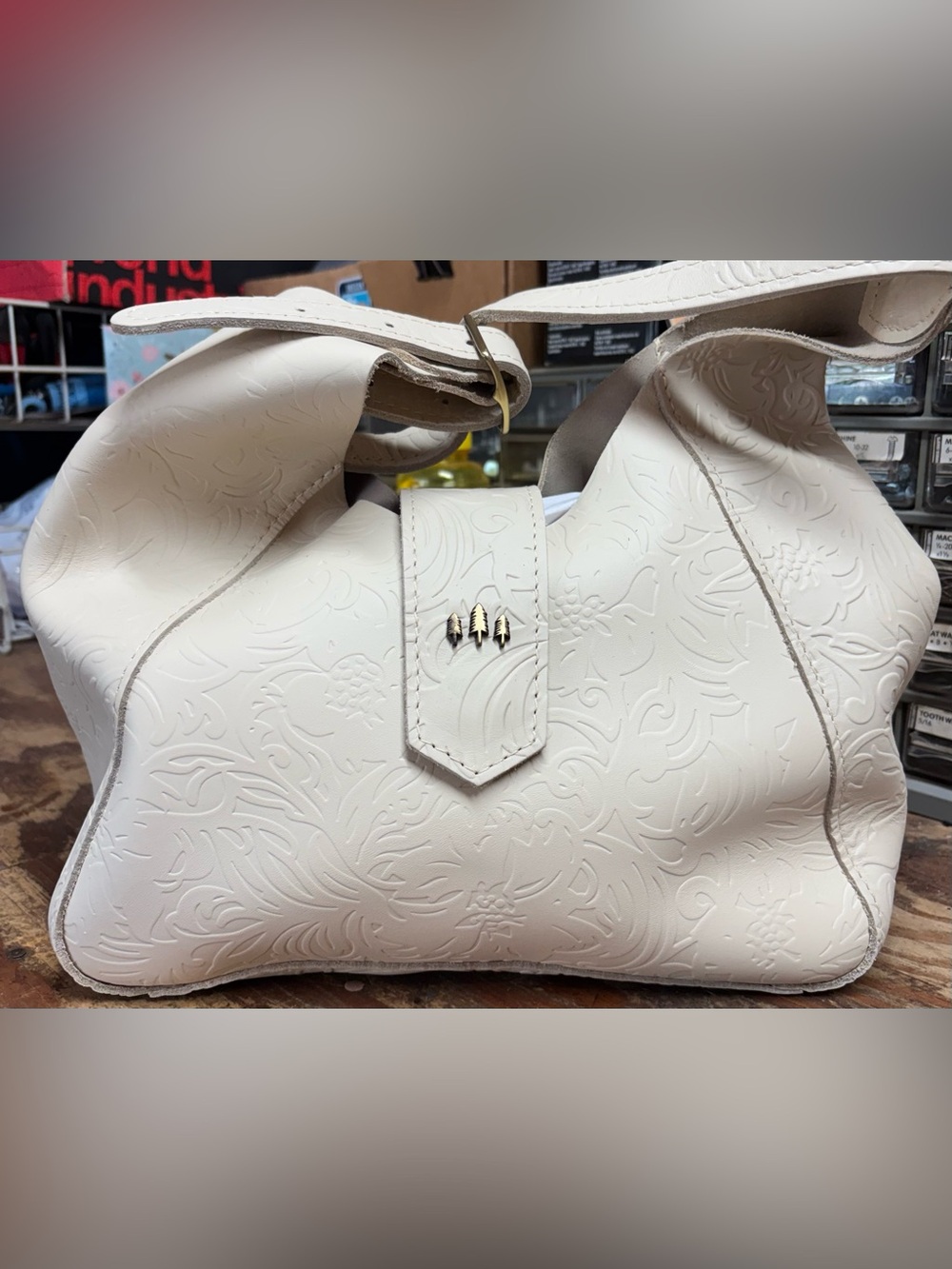 Portland Leather Flora Shoulder Bag - Jasmine - Limited Edition - NEW